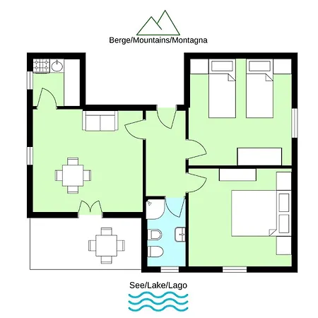 Nido Riva - Rondine Apartmán